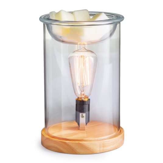 Vintage Bulb Illumination Warmer - Wood & Glass