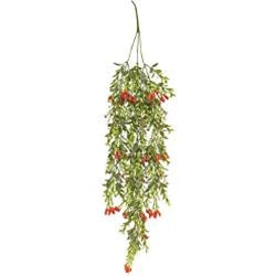 Nottingham Berry Hanging Vine - RED
