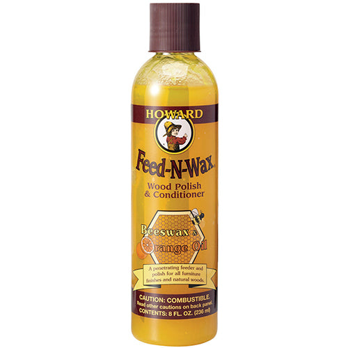 Howard Feed N Wax Wood Restorer and Beeswax Polish Plus Clean A Finish Wood  Soap, Furniture Wax, Cabinets, Floors, Antiques, Teak Tables