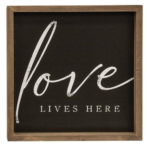 Love Chalk Board Print Frame