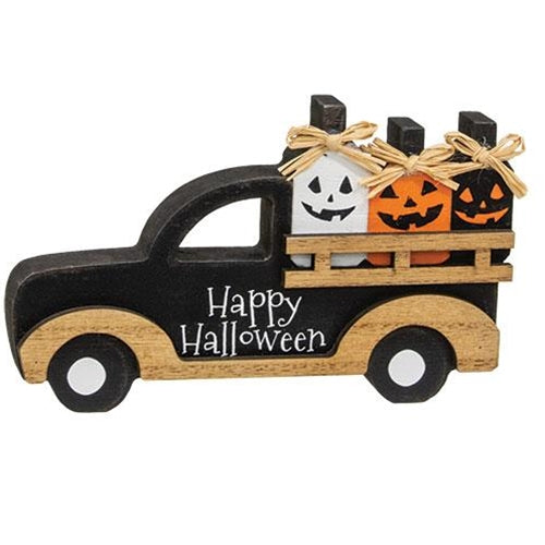 Mini Happy Halloween Truck Sitter