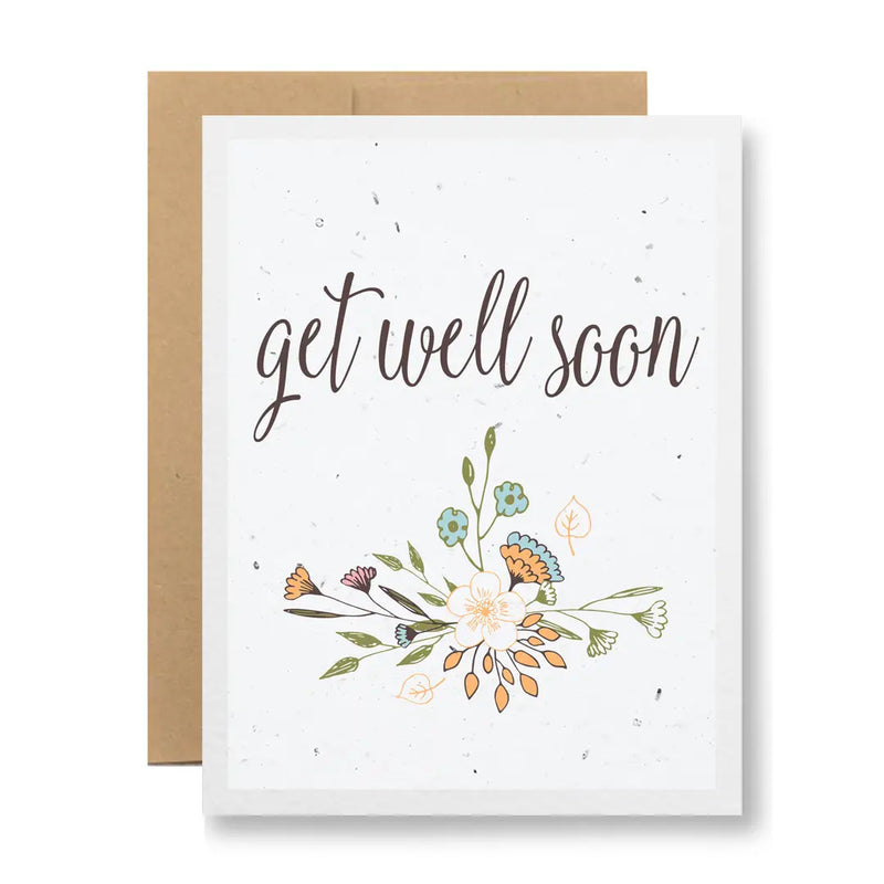 Plantable Card- Get Well Soon