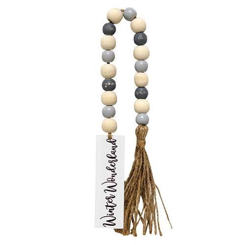 Winter Wonderland Tassel Garland with Beads