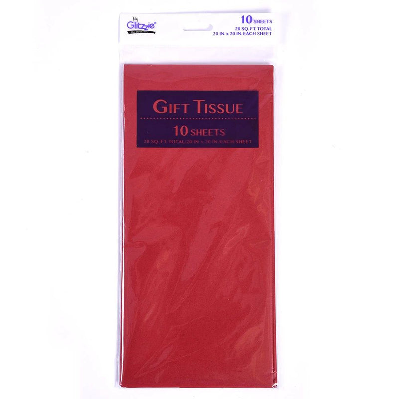 Red Gift Tissue Paper, 10 Sheets