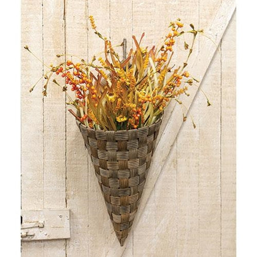 Hanging Cornucopia Basket