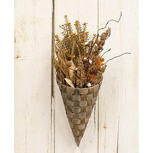 Hanging Cornucopia Basket