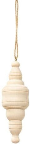 Wooden Spindle Ornament