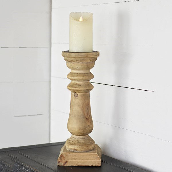 WOOD CANDLE HOLDER