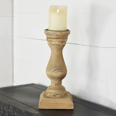 WOOD CANDLE HOLDER