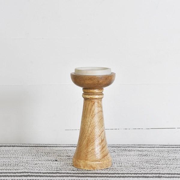 Wood & Marble Stand