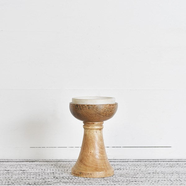 Wood & Marble Stand