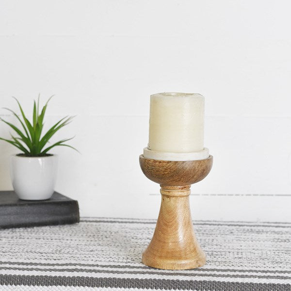 Wood & Marble Stand