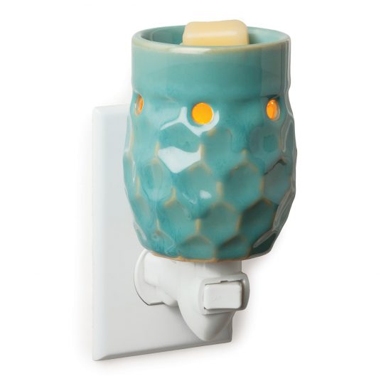 Pluggable Wax Melter - Honeycomb Turquoise