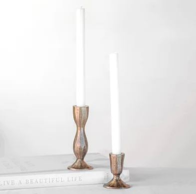 ANTIQUE BRASS CANDLE HOLDER