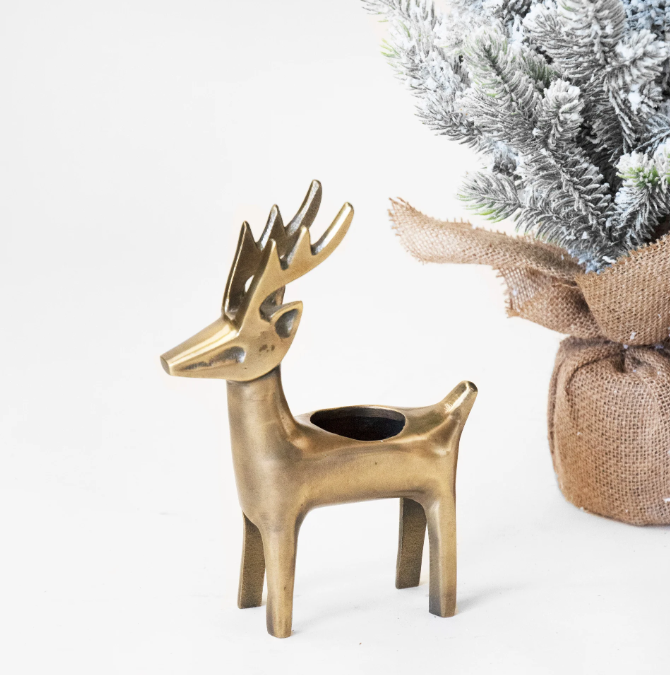 REINDEER TEA LIGHT HOLDER