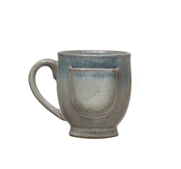 Reactive Glaze Stoneware Tea Mug
