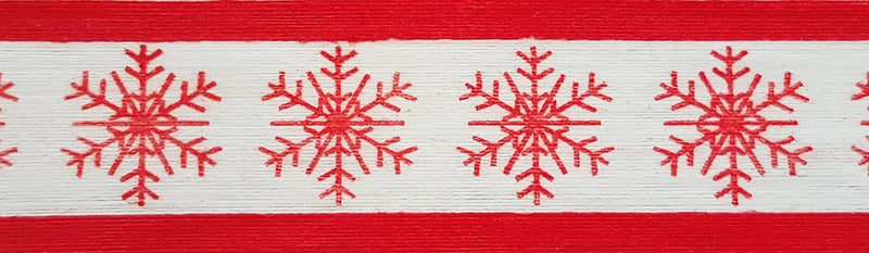 Red Snowflake Ribbon
