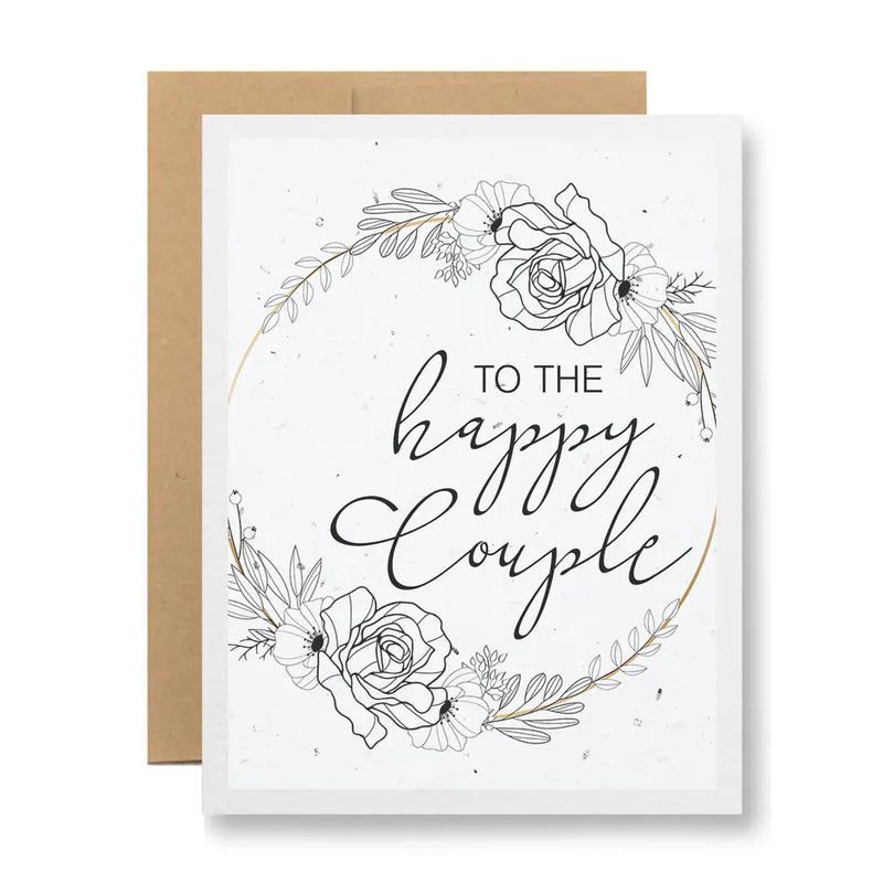 Plantable Card- To the Happy Couple