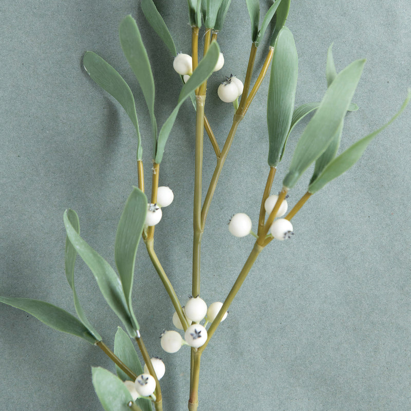 Faux Mistletoe Branch