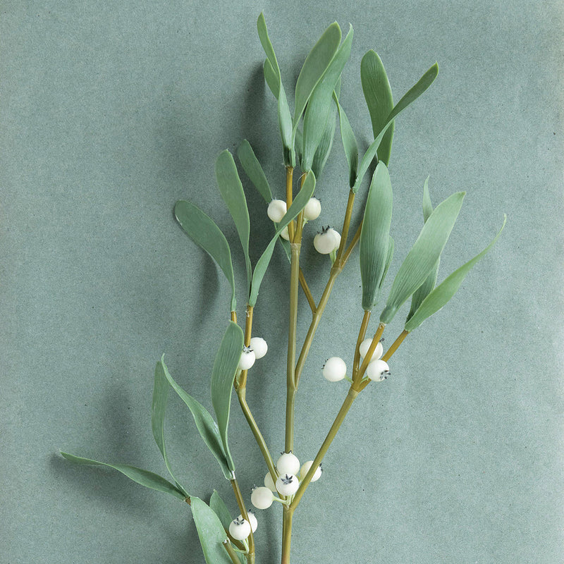 Faux Mistletoe Branch