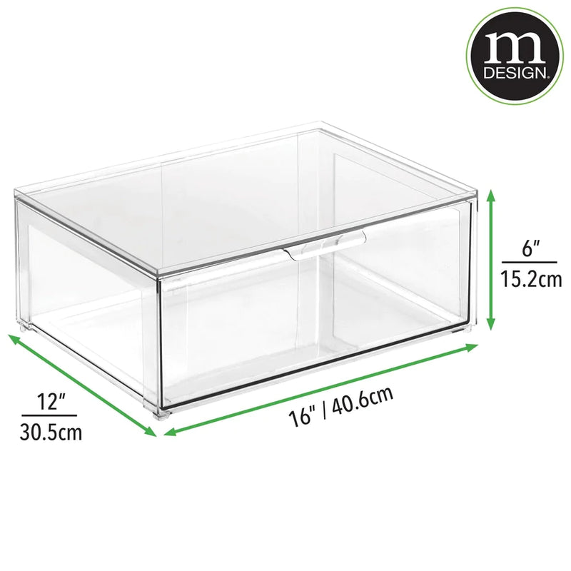 Clarity Kitchen Stacking Drawer Organizer 16 X 12 X 6