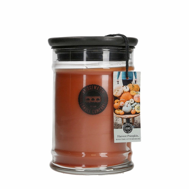 18OZ LARGE JAR CANDLE-HARVEST PUMPKIN