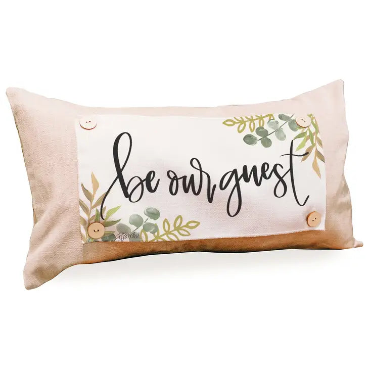 "Be Our Guest" Lumbar Pillow Swap