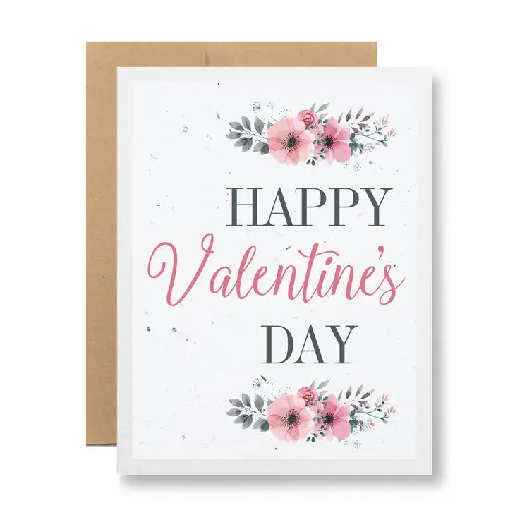 Plantable Greeting Card - Happy Valentine's Day