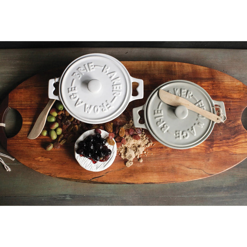 Stoneware Brie Baker Set