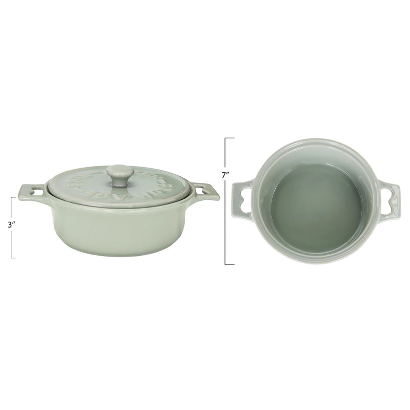 Stoneware Brie Baker Set