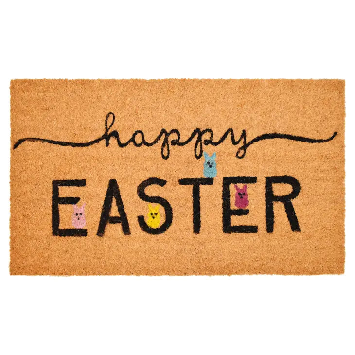 Happy Easter Peeps Doormat