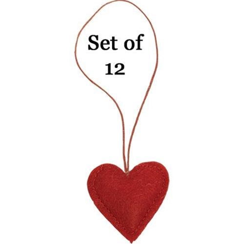 Heart Ornaments (set of 12)