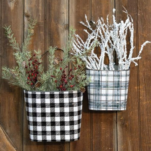 Plaid Wall Pocket