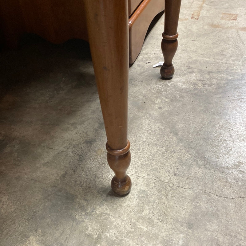 Walnut Two Drawer Antique Side Table