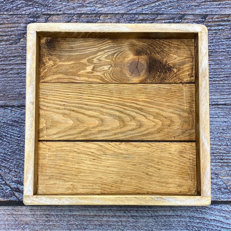 Wooden Tray / Riser - White Wash
