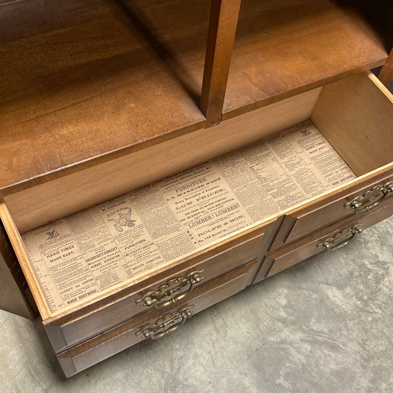 Unique Open Maple Bookcase