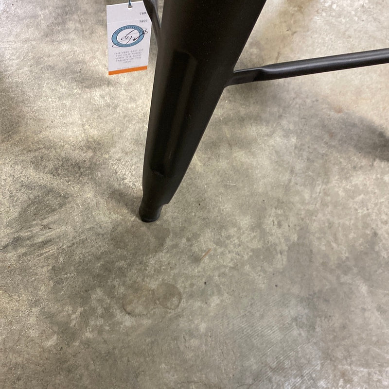 Black Bar Stool Metal (slightly used)