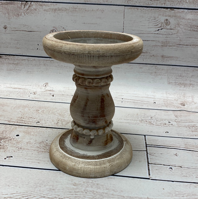 Wood Candle Holder