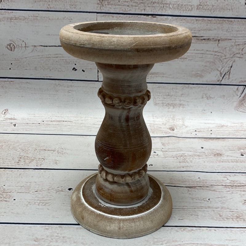 Wood Candle Holder