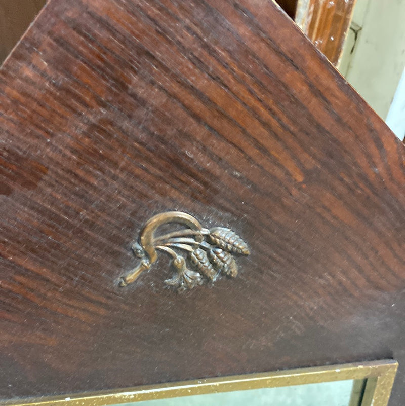 Mirror with 3 Hooks Antique