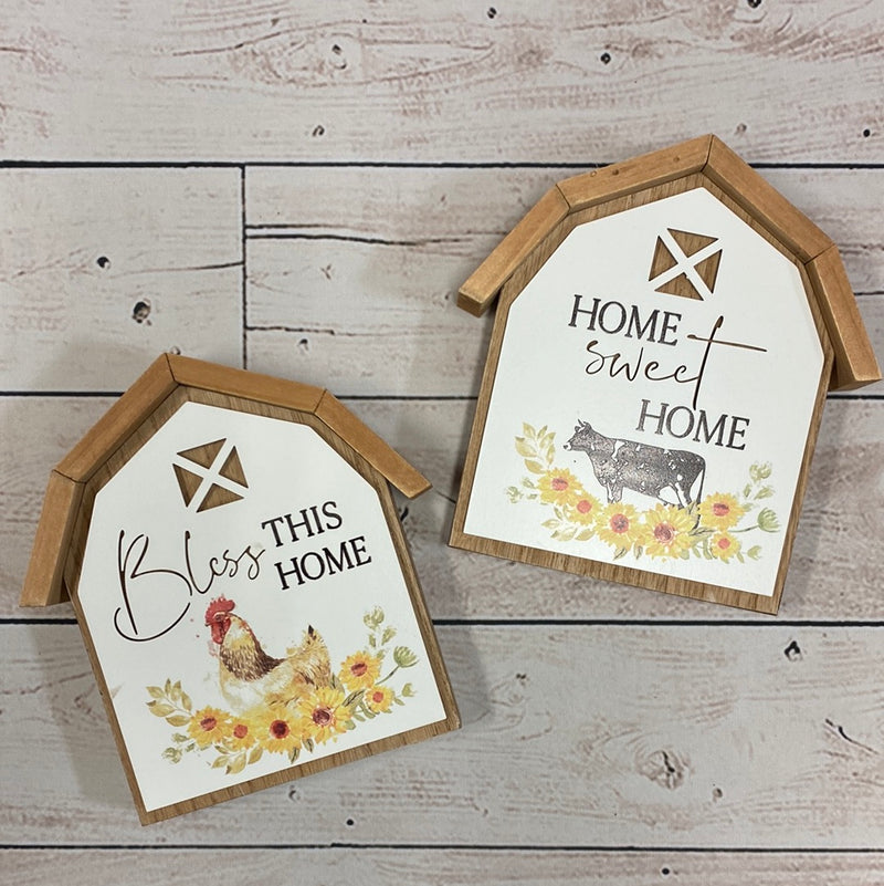 Wood & Metal Barn Decor