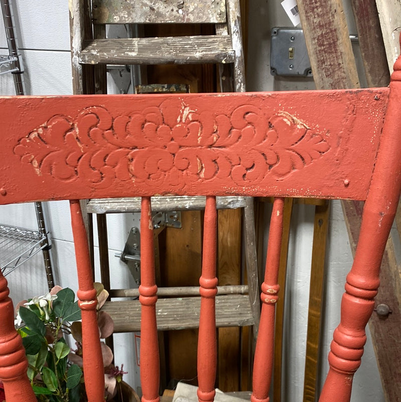 Coral Rocking Chair Shelf