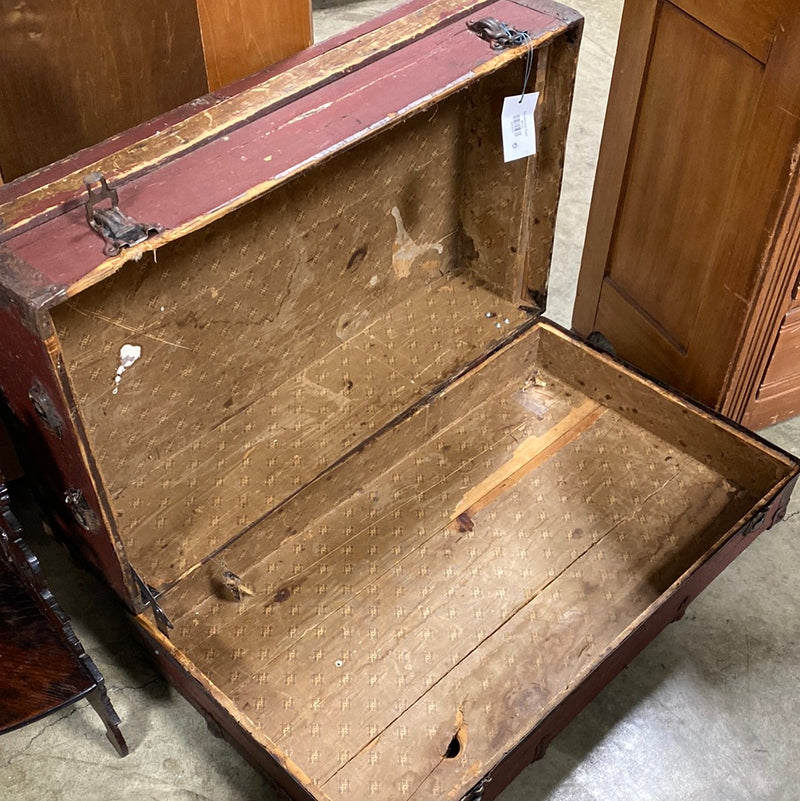 Red Antique Trunk