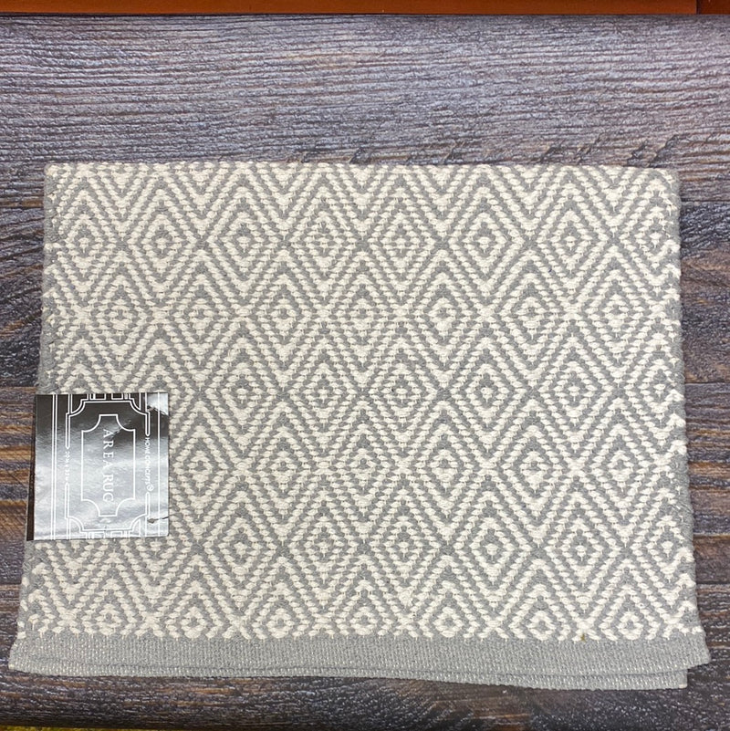 Diamond Cotton Woven Rug