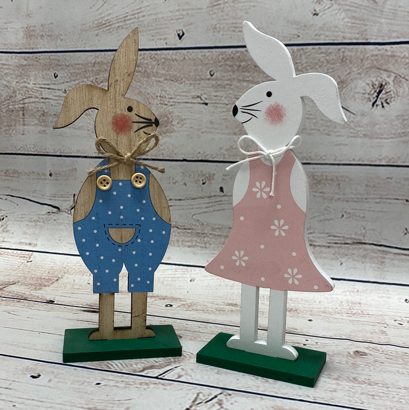 Wooden Spring Bunny