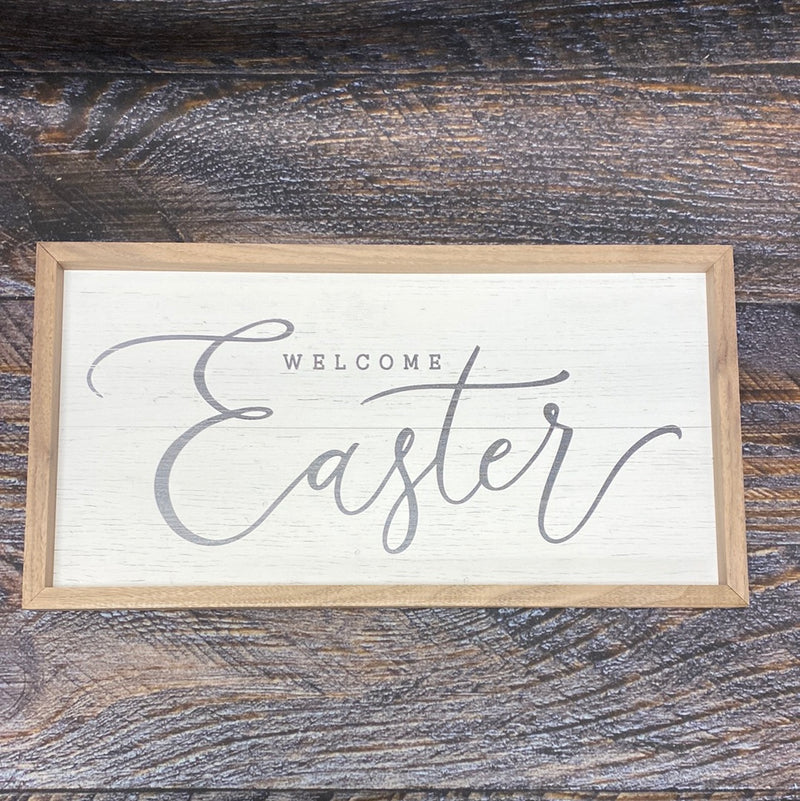 16x8 Welcome Easter Sign