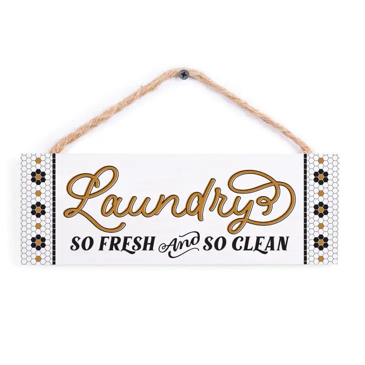 Laundry Hanging Sign