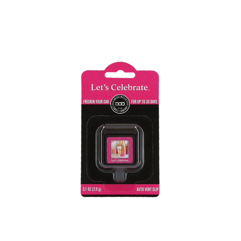 Auto Vent Clip- Let's Celebrate