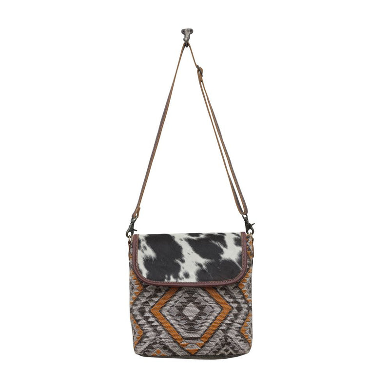 Orange Outlines Small Crossbody Bag